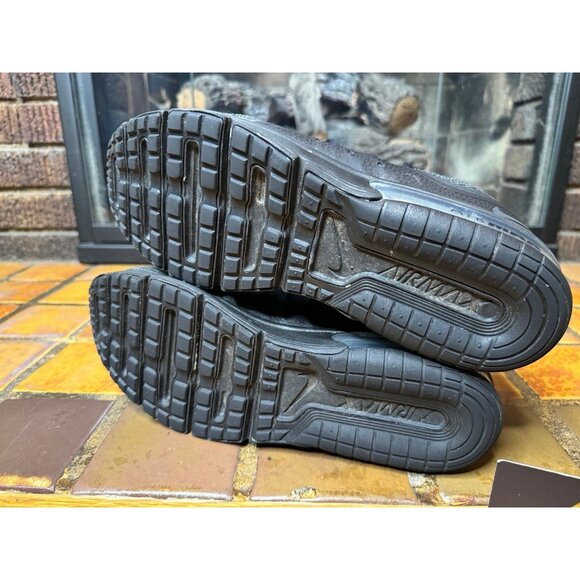 Mens 8.5 Nike Air Max Sequent 3 Triple Black Athletic Running Sneaker 921694-010 - Picture 8 of 9